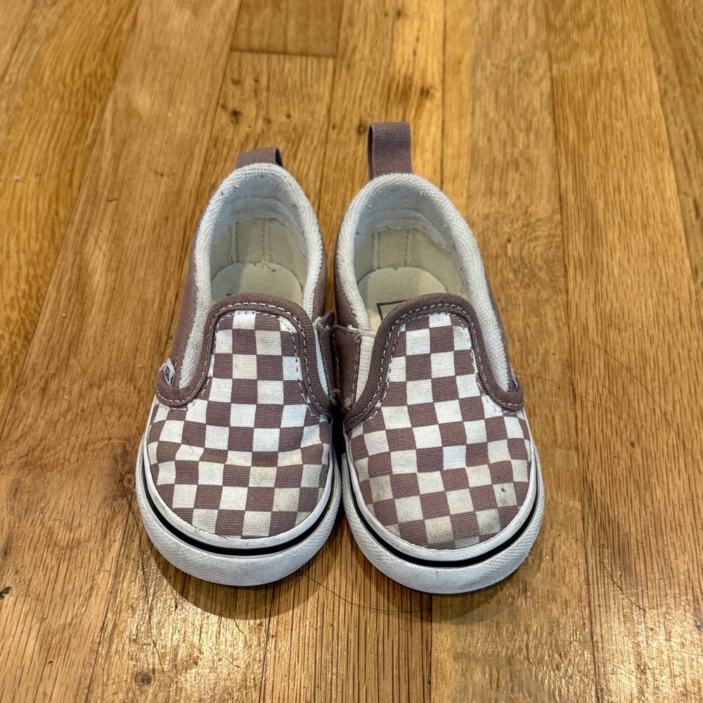 Vans Toddler Classic Slip-On V Checkerboard Shoe